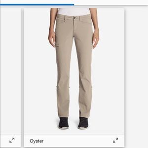 Eddie Bauer Horizon Roll up Pant in “Oyster”